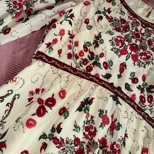 Free People Russian doll floral sequin dress